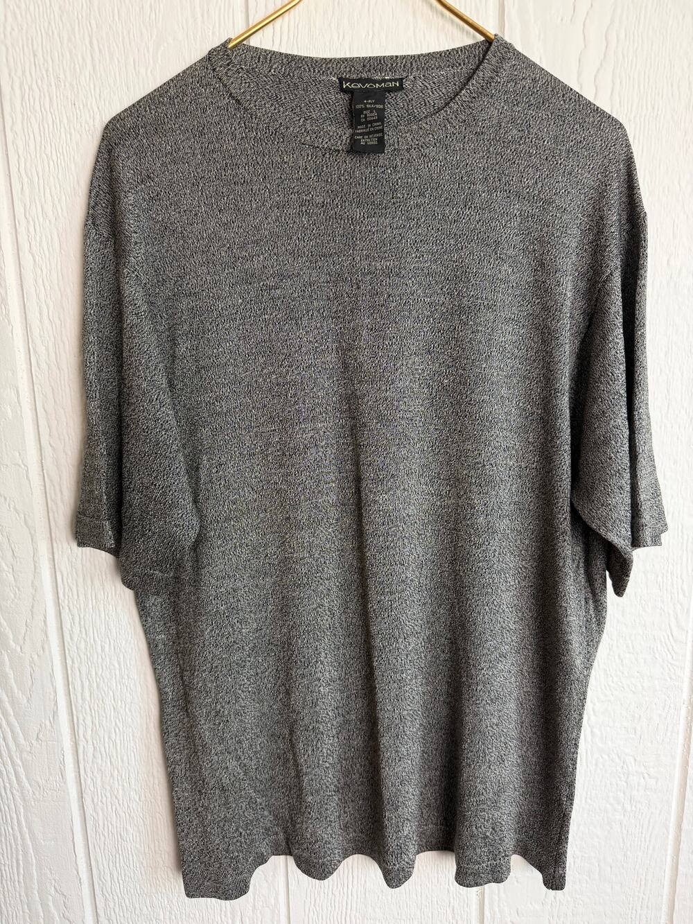 Vintage Kevoman 100% Silk Shirt, Men's Large